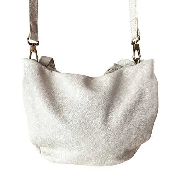 THE SAK COLLECTIVE x Womens White Leather Crossbody Purse - Picture 3 of 8